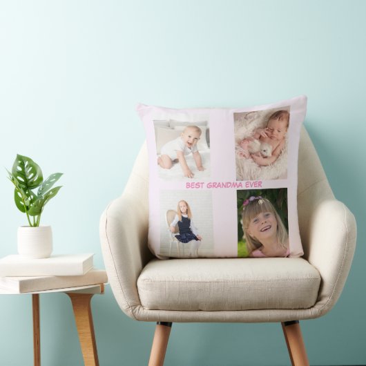 モダン写真家族の母の日 クッション (椅子)