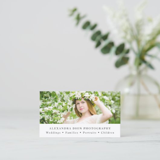 モダン写真家 名刺 (スタンド正面)