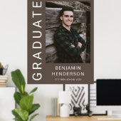 モダン写真少年2023卒業 ポスター (ホームオフィス)