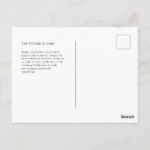 モダン写真数々の卒業発表 ポストカード (裏面)