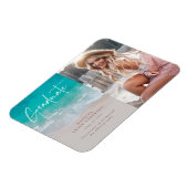 モダン写真海ビーチ書モダン マグネット (左側)