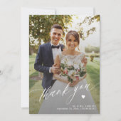 モダン写真結婚コラージュ印刷可能 招待状 (正面)