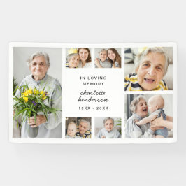 モダン写真葬儀・追悼式 横断幕