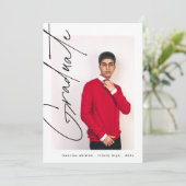 モダン写真高校卒業 案内状 (スタンド正面)