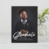 モダン写真高校卒業 案内状 (スタンド正面)