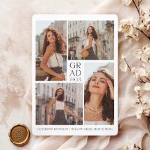 モダン写真4枚シンプル卒業