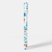 モダン冬の水の色葉のと果実 Case-Mate iPhoneケース (裏面 / 右)