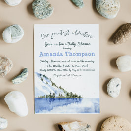 モダン冬の風景もっとも偉大冒険 招待状