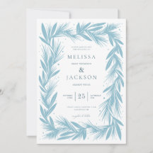 モダン冬リースフレ結婚ーム