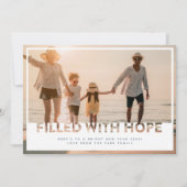 モダン切り出し | Hope Photo New Years シーズンカード (正面)