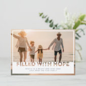 モダン切り出し | Hope Photo New Years シーズンカード (スタンド正面)