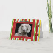 モダン削除されたクリスマスの写真グリーティングカード シーズンカード (正面)