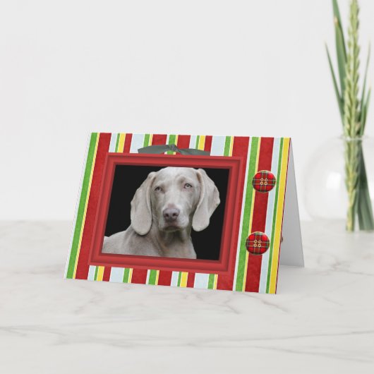 モダン削除されたクリスマスの写真グリーティングカード シーズンカード (正面)
