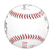 モダン前向きおもしろい70だから何70誕生日 野球ボール (正面)