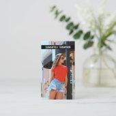 モダン動揺してプロフェッショナル 名刺 (スタンド正面)