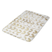 モダン動揺して金ゴールドパターン – スマイル バスマット (アングル)