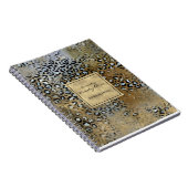 モダン動揺して金ゴールド ノートブック (右側)