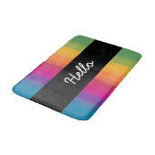 モダン勾エレガントグラデーション配カラフル バスマット (アングル)