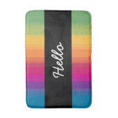 モダン勾エレガントグラデーション配カラフル バスマット (正面縦)