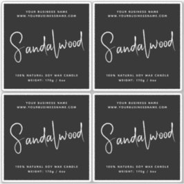 モダン化粧品キャンドラベル シール