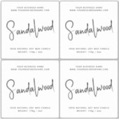 モダン化粧品キャンドラベル シール (正面)