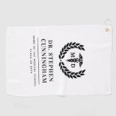 モダン医学博士（医学博士） ゴルフタオル (横)