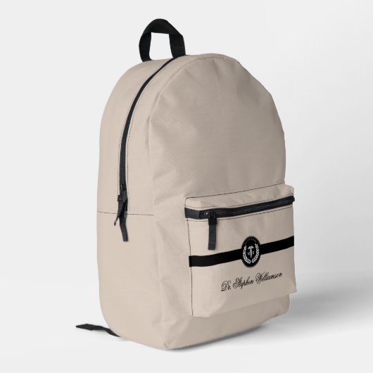 モダン医学博士（医学博士） プリントバックパック (裏面左端)