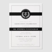 モダン医学博士（医学博士） ベラム紙招待状 (正面)