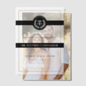モダン医学博士（医学博士） ベラム紙招待状 (オフセット (カップル))