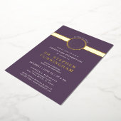 モダン医学博士（医学博士） 箔招待状 (回転した状態)