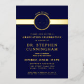 モダン医学博士（医学博士） 箔招待状 (正面)