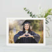 モダン医学校卒業お祝い 招待状 (スタンド正面)