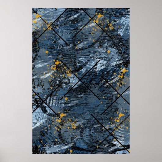 モダン十字架 ポスター (正面)