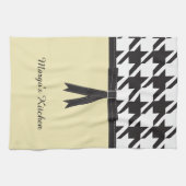 モダン千鳥格子の キッチンタオル (横)