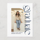 モダン卒はっきりした校2名 ポストカード (正面)