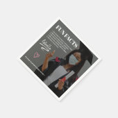 モダン卒クールおもしろい事実 スタンダードカクテルナプキン (角)