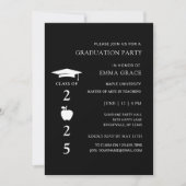 モダン卒ミニマル科先生卒業会 招待状 (正面)