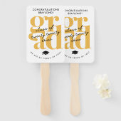 モダン卒業エレガント ハンドファン (正面&裏面)