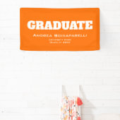 モダン卒業オパーソナライズされたレンジ 横断幕 (インサイチュ)