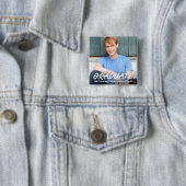 モダン卒業カッコいい発表写真 缶バッジ (インサイチュ)