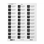 モダン卒業クラス年カスタム色ラベル ラベル (フルシート)