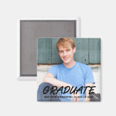 モダン卒業クール発表写真広場 マグネット (正面/裏面)