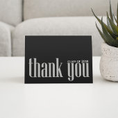 モダン卒業シンプルタイポグラフィカスタム カード