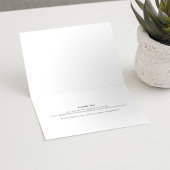 モダン卒業シンプルタイポグラフィ サンキューカード