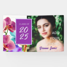 モダン卒業スタイリッシュパーティーのフォトバナー 横断幕