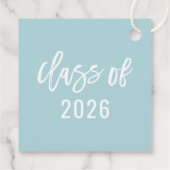 モダン卒業パーソナライズされた写真卒業 フェイバータグ (裏面)