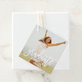 モダン卒業パーソナライズされた写真卒業 フェイバータグ (インサイチュ)