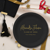 モダン卒業パーティー ペーパープレート