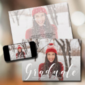 モダン卒業式 案内状