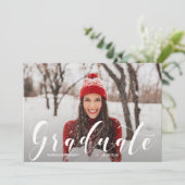 モダン卒業式 案内状 (スタンド正面)